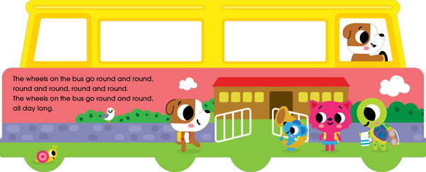Mini Me - Shaped Board Book - The Wheels on the Bus