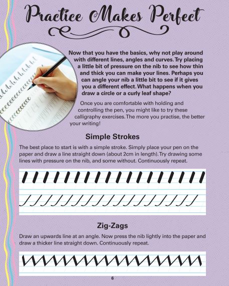 Create It - Activity Book - Calligraphy