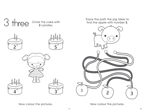 Little Genius Vol. 2 - Small Activity Pad - 123 Fun