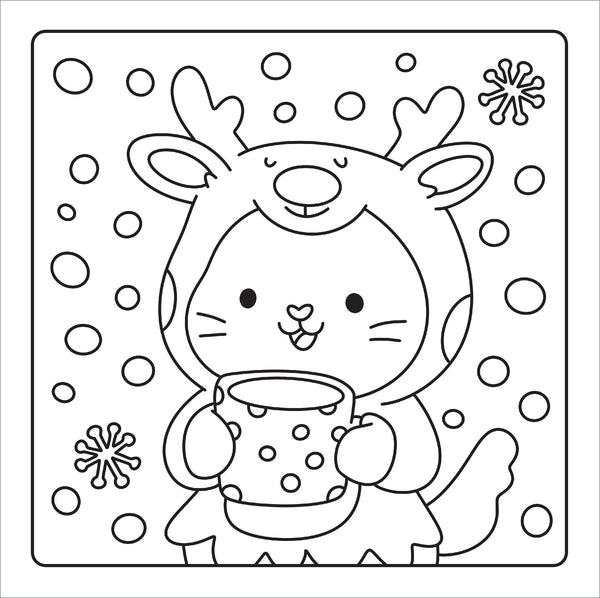 Happy Days - Christmas Cuties Cosy Colouring