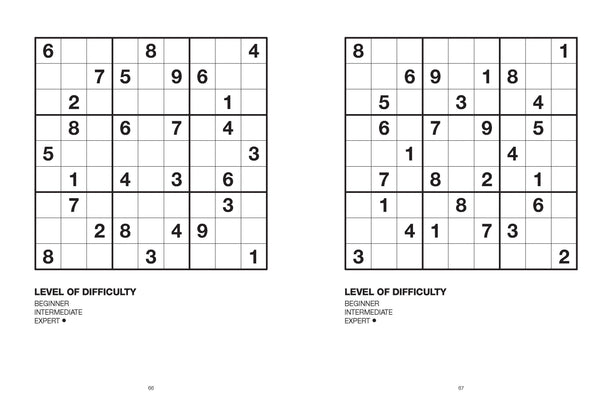 Large Print Puzzle - Sudoku