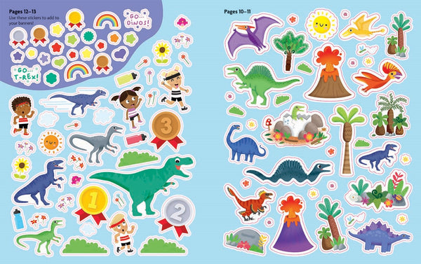 FunFacts - Sticker Activity Book - Dinosaurs