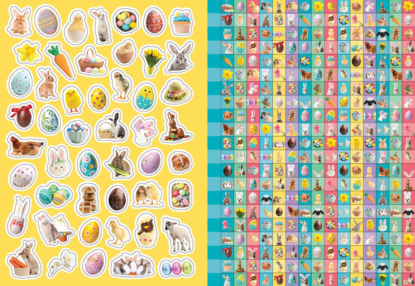 1000 Stickers & Colour - Easter