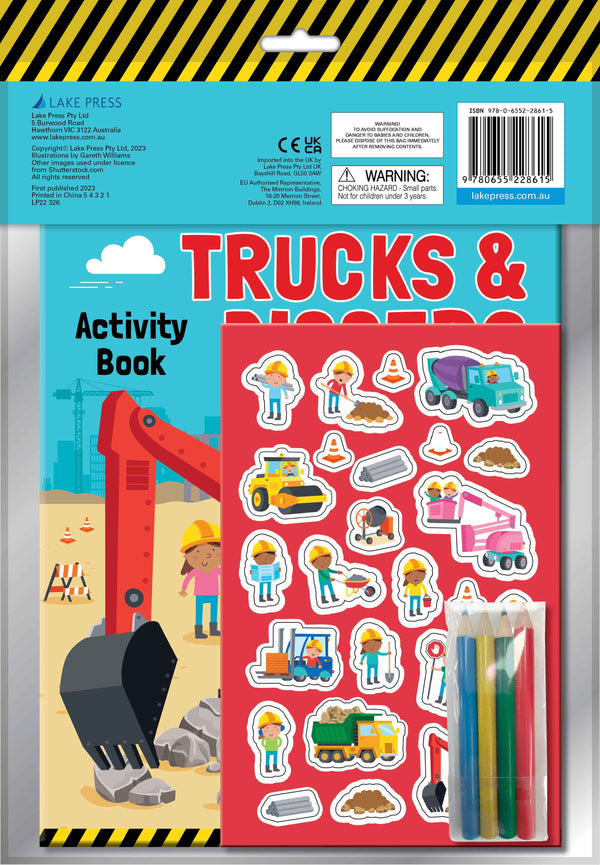 Trucks & Diggers - Activity Fun Pack