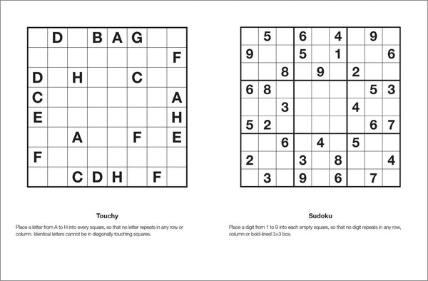 Large Print Bumper Puzzle Book - Brain Training (blue banner)