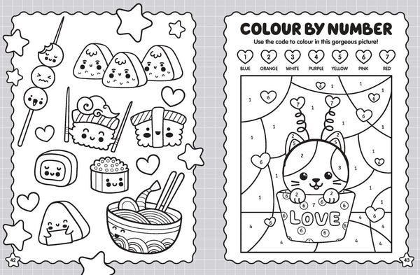 100% Cute - Mega Colouring Book