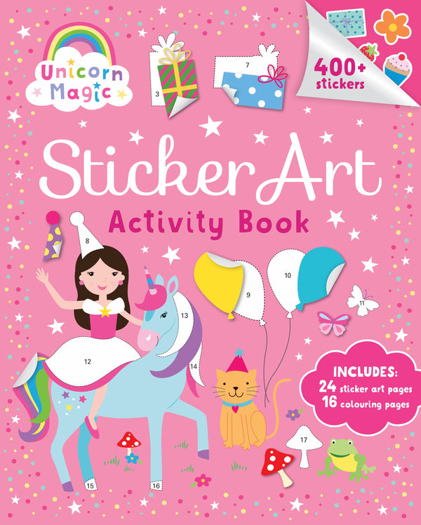 Unicorn Magic - Sticker Art and Colouring Book