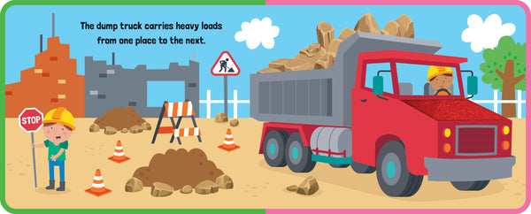 Foam Touch & Feel Book - Trucks & Diggers