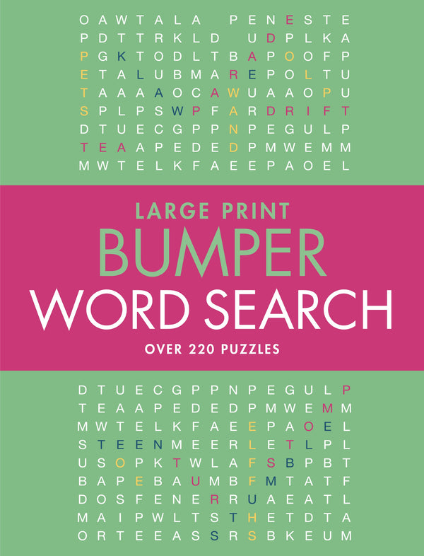 Large Print Bumper Puzzle Book - Word Search