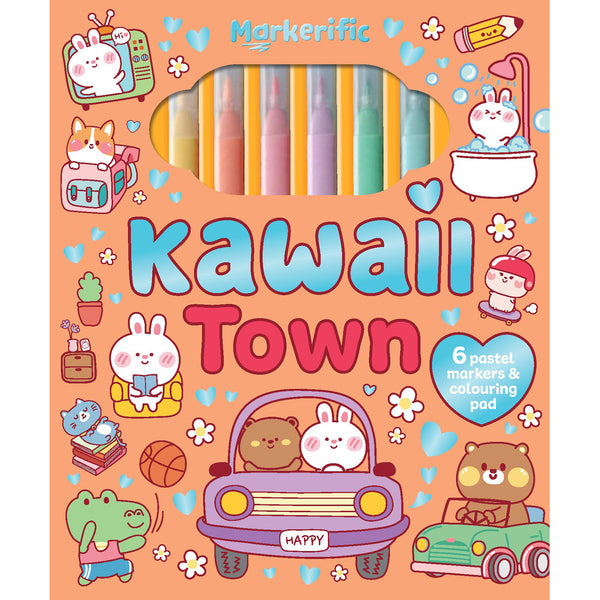 Markerific - Activity Folder - Kawaii Town