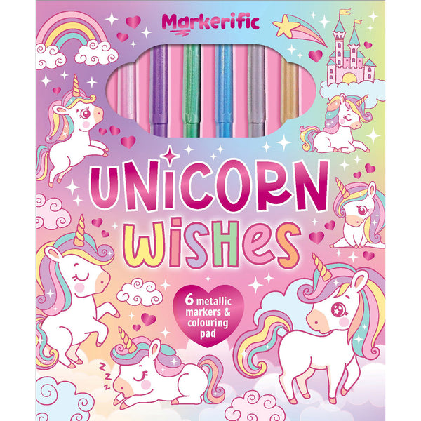 Markerific - Activity Folder - Unicorn Wishes