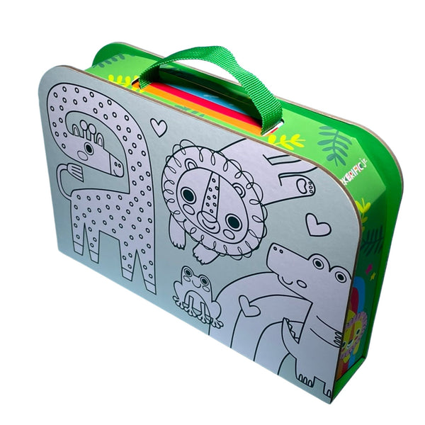 Markerific Jr. - Colour Me Carry Case - Adorable Animals