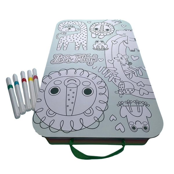 Markerific Jr. - Colour Me Carry Case - Adorable Animals