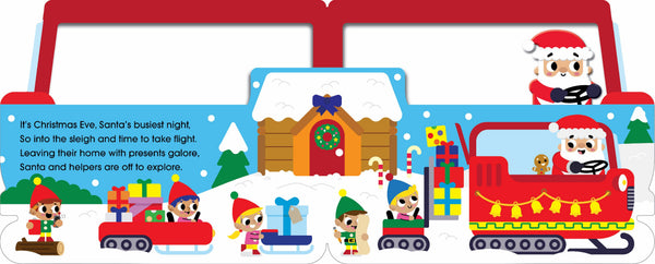 Mini Me - Shaped Board Book - Santa's Sleigh Ride