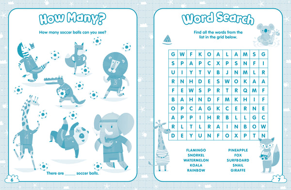 Metallic Bubble Sticker Activity Book - Animals