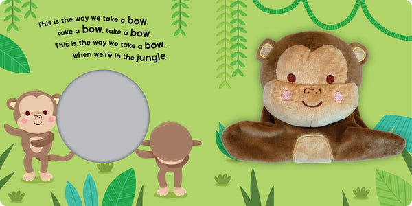 Hand Puppet Book - Cheeky Monkey