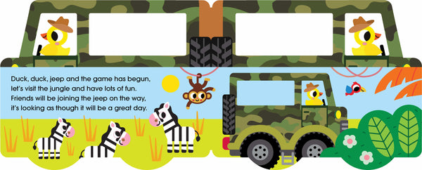 Mini Me - Shaped Board Book - The Jeep in the Jungle