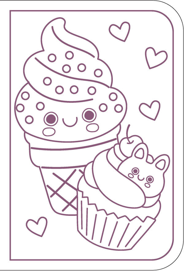 Markerific Jr. - Colour Me Carry Case - Sweet Treats