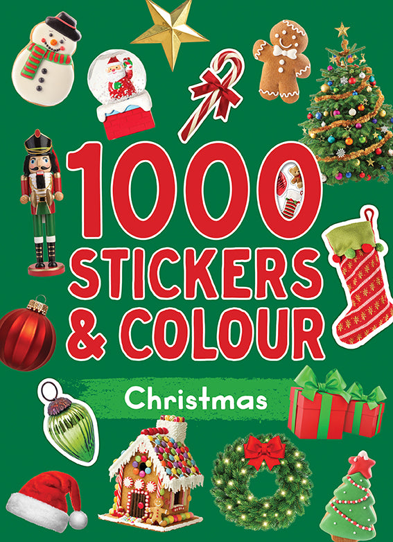 1000 Stickers & Colour - Christmas