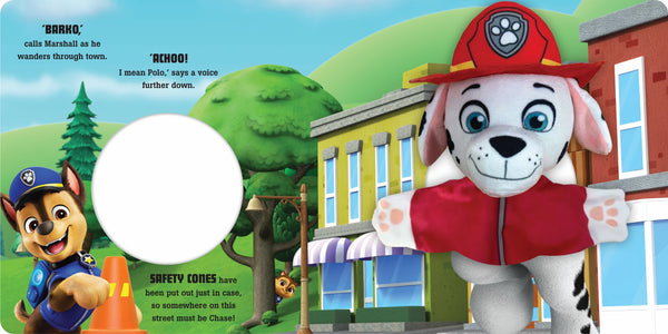 PAW Patrol - Hand Puppet Book - Marshall - Pups Play Hide-and-Seek