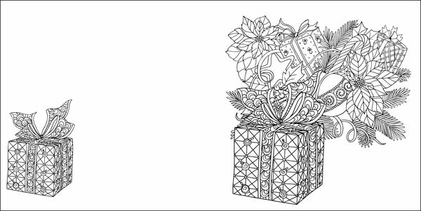 Christmas Colouring Book - Holly Jolly