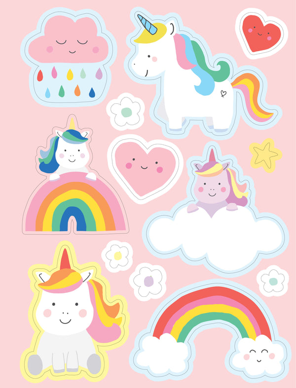 Giant Stickers for Tiny Tots - Unicorn World