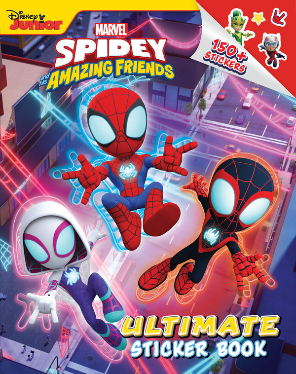 Spidey and His Amazing Friends - Ultimate Sticker Book - Glo w Webs Glow