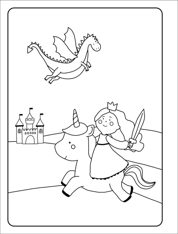 Giant Stickers for Tiny Tots - Unicorn World