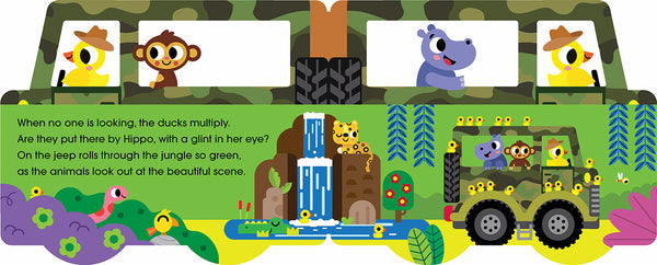 Mini Me - Shaped Board Book - The Jeep in the Jungle