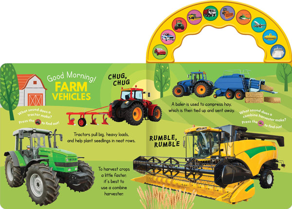 10-Button Carry Along Sound Book - Good Morning! Things That Go