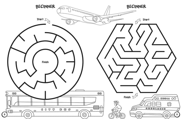 Colouring and Mazes - Things That Go