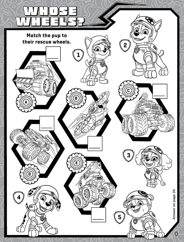 PAW Patrol - Activity Pad - Rescue Wheels