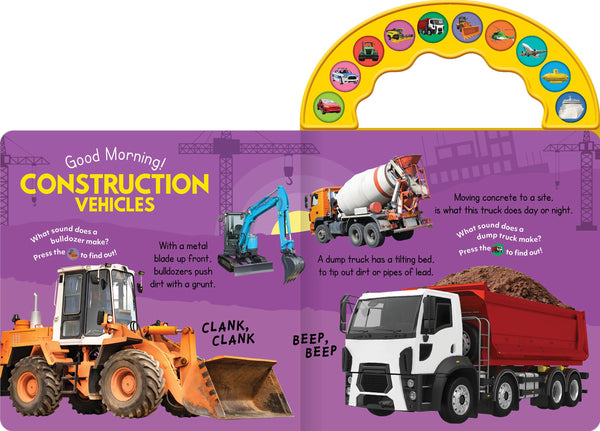 10-Button Carry Along Sound Book - Good Morning! Things That Go