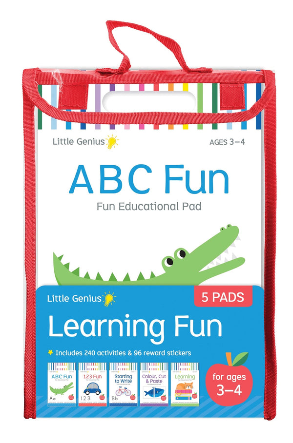 Little Genius Vol. 2 - 5-Pack of Activity Pads - Age 3-4