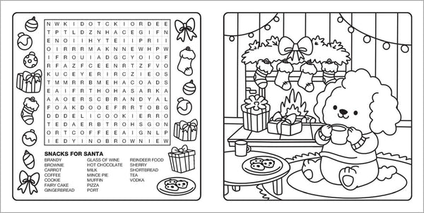 Happy Days - Bright Cuties Cosy Colouring & Word Search Book