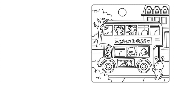 Happy Days - Deluxe Cosy Colouring Folder - Cool Cuties