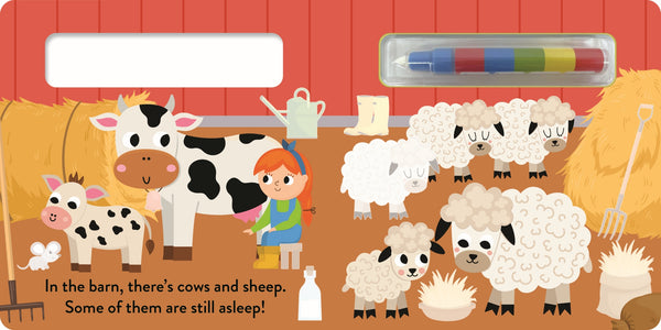 Magic Painting Board Book - On the Farm