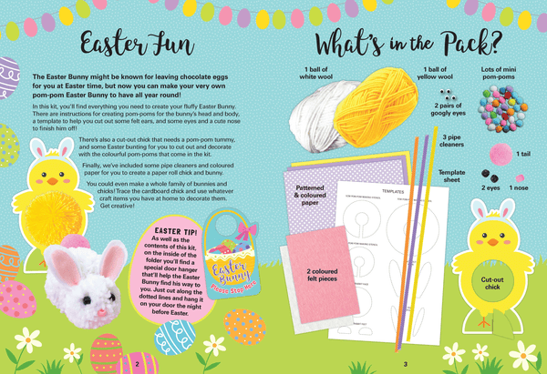 Book & Kit - Easter Pom-pom