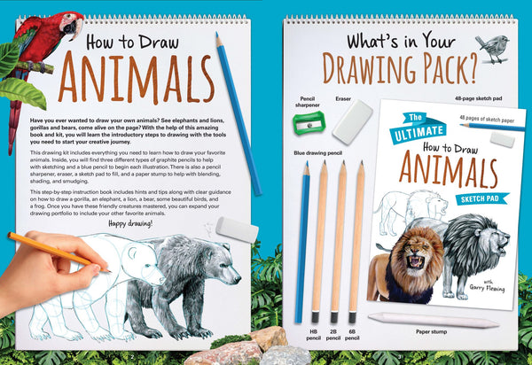 Book & Kit - How to Draw Animals