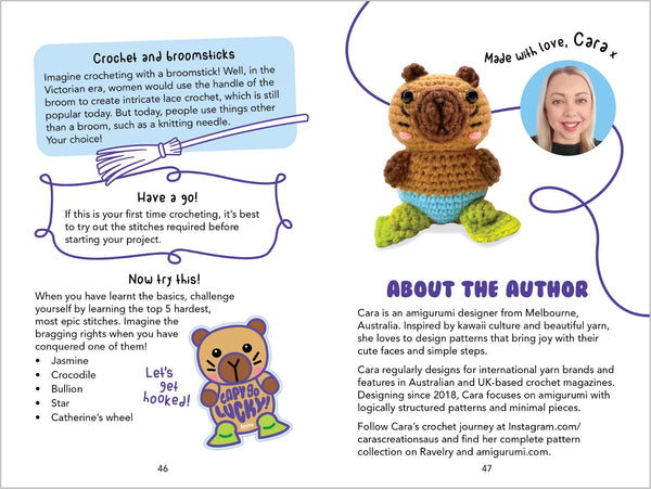 Loopy Crochet Book & Kit - Happy Capy