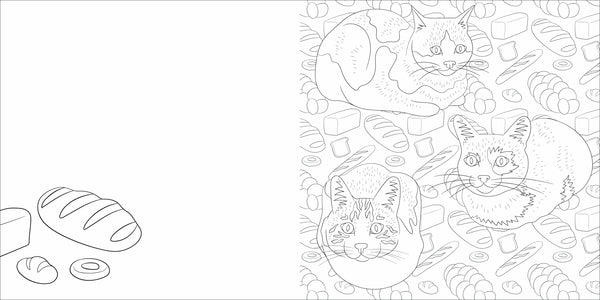 Adult Colouring Book - Cosy Cats
