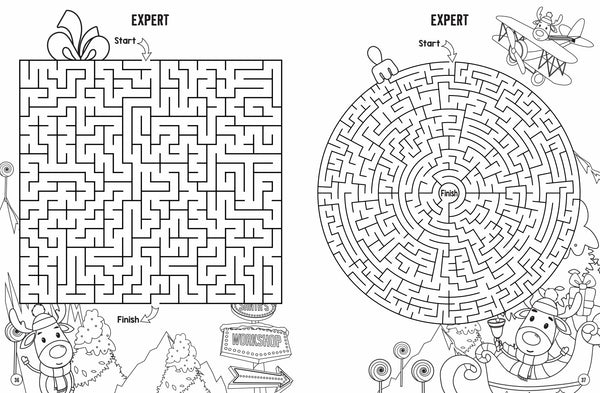 Colouring and Mazes - North Pole