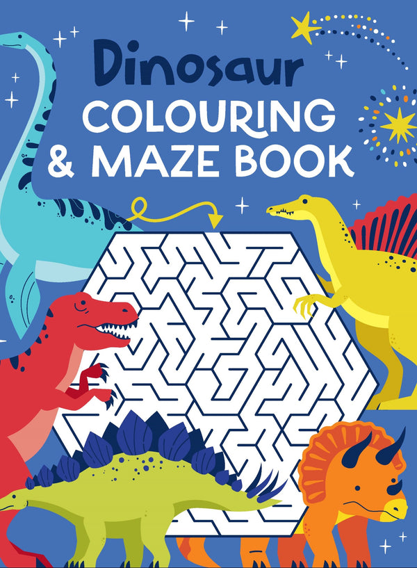 Colouring and Mazes - Dinosaurs