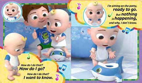 CoComelon - Cased Board Book - JJ Goes to the Potty