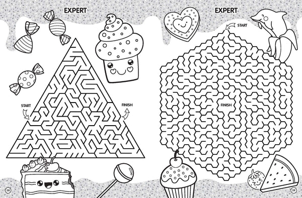 Colouring and Mazes - Sweetie Pie