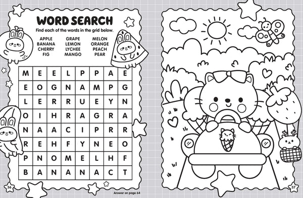 100% Cute - Mega Colouring Book