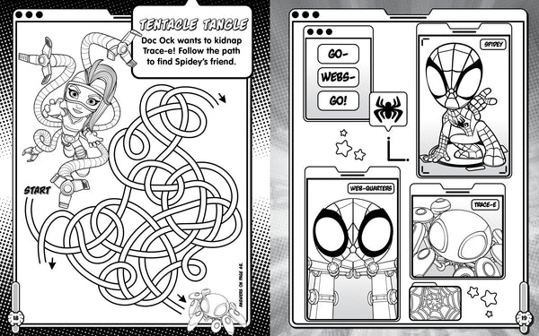 Spidey and His Amazing Friends - Ultimate Sticker Book - Glo w Webs Glow