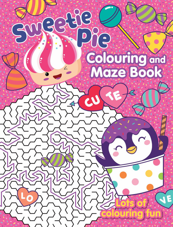 Colouring and Mazes - Sweetie Pie