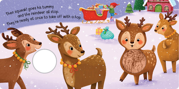 Squeaky Plush Board Book - Squeaky Little Reindeer