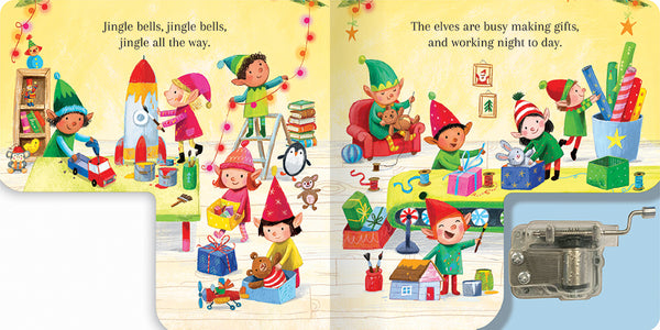 Wind-Up Music Box Book - Jingle Bells (Small format)